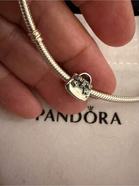 Pandora Silver Handbag Charm in Silver